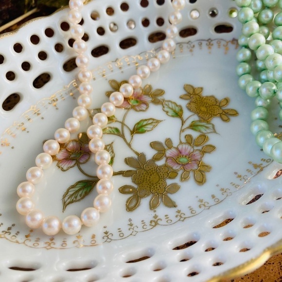 Vintage Occupied Japan Floral Dish - Picture 2 of 5